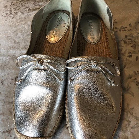Coach Madison Gunmetal Espadrille - Picture 1 of 4